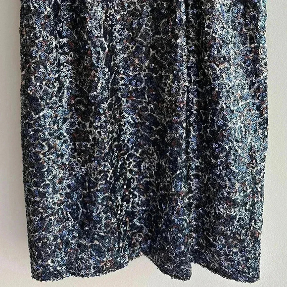 Dress The Population Gabriella Mini Dress, Sequined Open Back Dress, Large - Picture 16 of 16